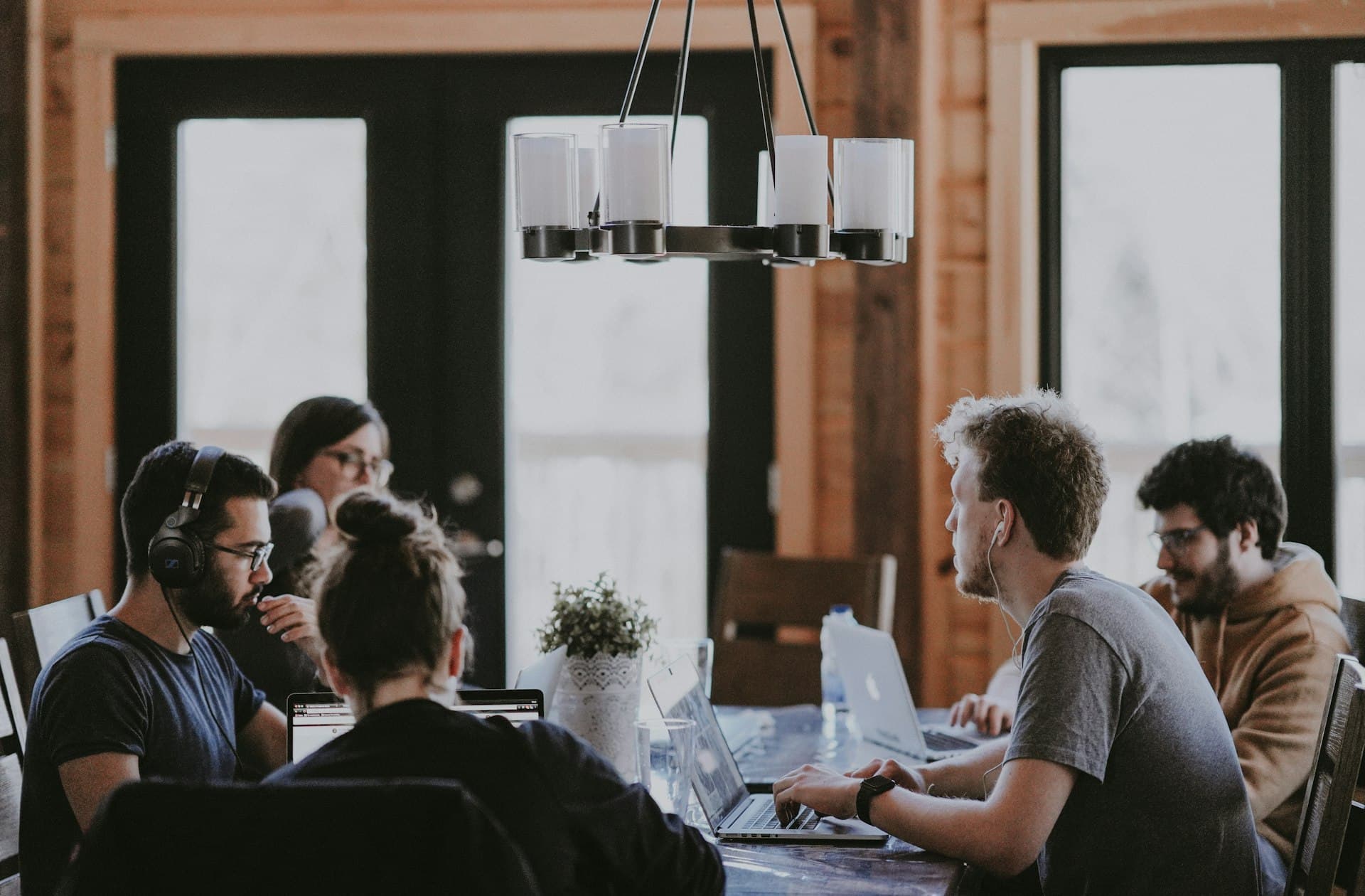 Professional team in a modern office environment